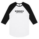 SHIMMER THE ALBUM ARTWORK UNISEX RAGLAN SHIRT
