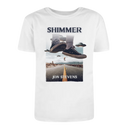 SHIMMER THE ALBUM ARTWORK UNISEX WHITE T-SHIRT